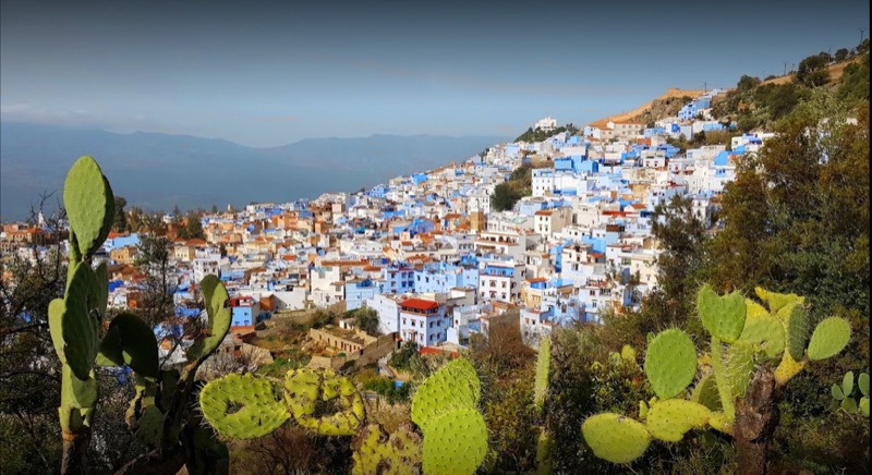 View from the Spanish Mosque Chefchaouen